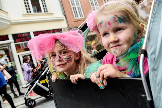 Børnekarneval i Aalborg går blandt andet gennem Boulevarden. Foto: Henrik Bo Jens Hukiær