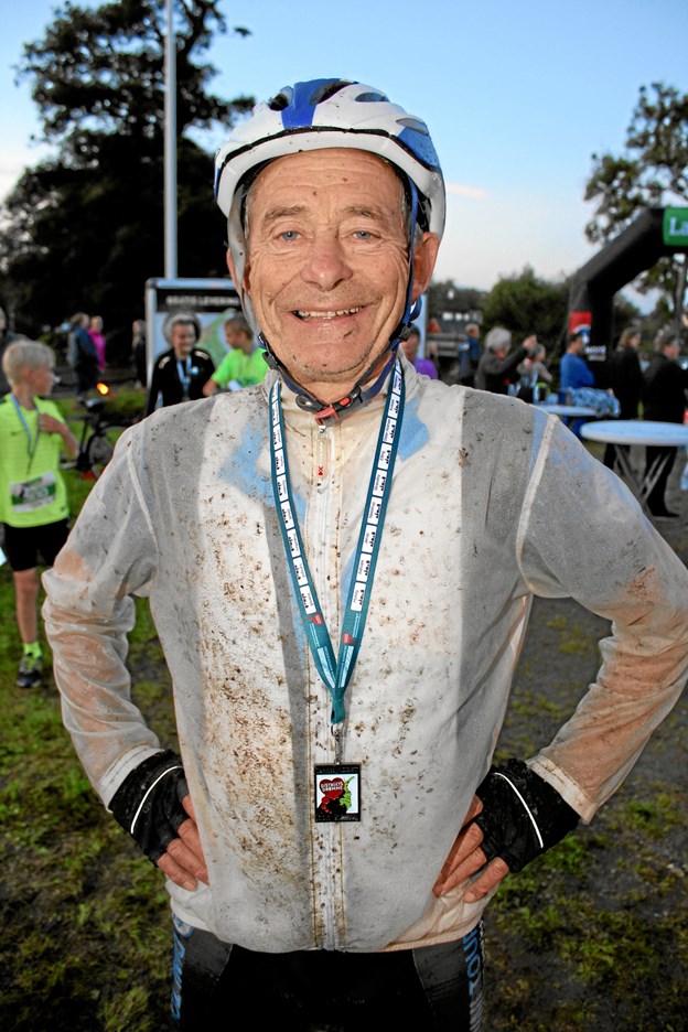 77-årige Willy Jochumsen fra Frederikshavn er still going strong og har været med i alle otte Landsbyløb. Foto: Cille Strøm Hans Christensen