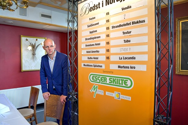 Nye vinde på Hotel Amerika, hvor tidligere køkkenchef og nuværende adm.dir., Peter Lyngby Hansen, har hyret nyt personale og hævet ambitionsniveauet betragteligt. Jakob Kanne Bjerregaard og Jesper Thomasen (foto)