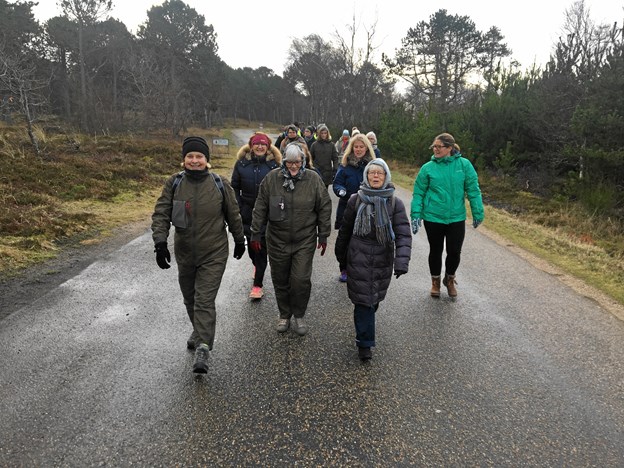 Guidet formiddagstur til Den Tilsandede Kirke. Foto: Radio NORDJYSKE Anders Fuglsang