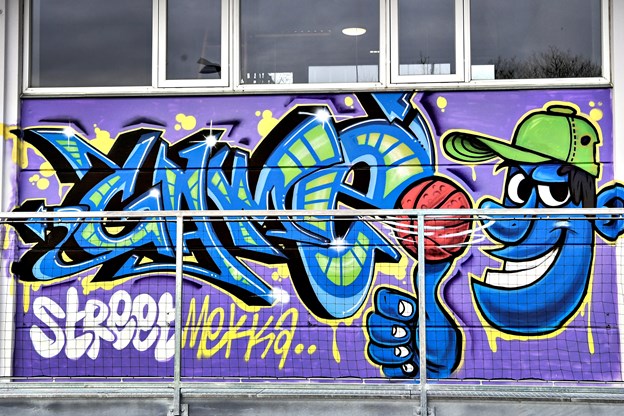 Street art er en del af GAME Streetmekka Aalborg. Tina Larsen og Bent Bach (foto)