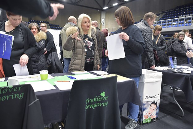 Jobmesse i FrederikshavnFoto: Bente Poder Carl Chr. Madsenog Bente Poder (foto)