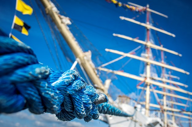 Det er første gang, at Aalborg lægger havn til træskibsstævnet. Arkivfoto: Martin Damgård