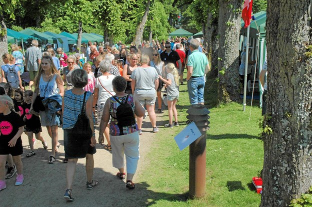 Der var pres på midtergangen