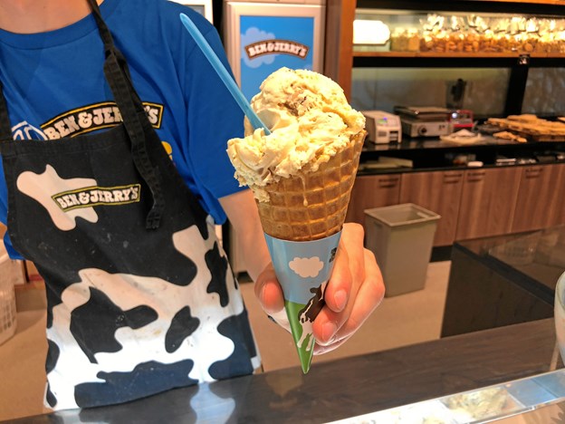 Ben & Jerrys har åbnet en sommershop i Salling, hvor du kan finde alle de velkendte smage. Foto: Camilla Gammelgaard Camilla Gammelgaard