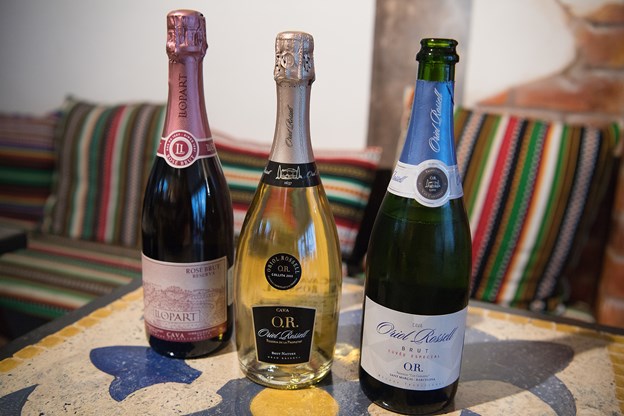 Eksempler på Cava, som indgår i et arrangement i august. Anne Helene Kahr Thomsen og Hans Ravn (foto)