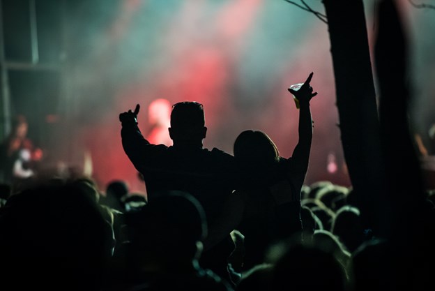 Efter et kvarters koncert kom den skuffende melding om, at koncerten ikke ville fortsætte. Camilla Gammelgaard og Martin Damgård (foto)
