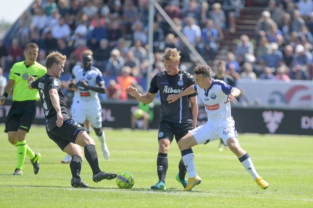 Vendsyssel FF nedlagde OB 3-2 i holdets første superligakamp nogensinde. Foto: Henrik Louis Thomas Jasper