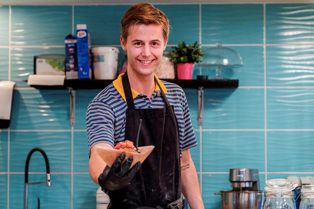 Morten Engberg arbejder hos Desserten, der har meget travlt i øjeblikket. Camilla Gammelgaard og Lasse Sand (foto)