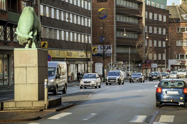 ”Tyren” er ikke et dyr, men et af byens mange vartegn. Arkivfoto Katrine Schousboe