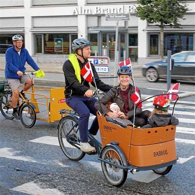 Ladcykler er generelt et populært transportmiddel særligt blandt børnefamilier. Foto: Cyklistforbundet