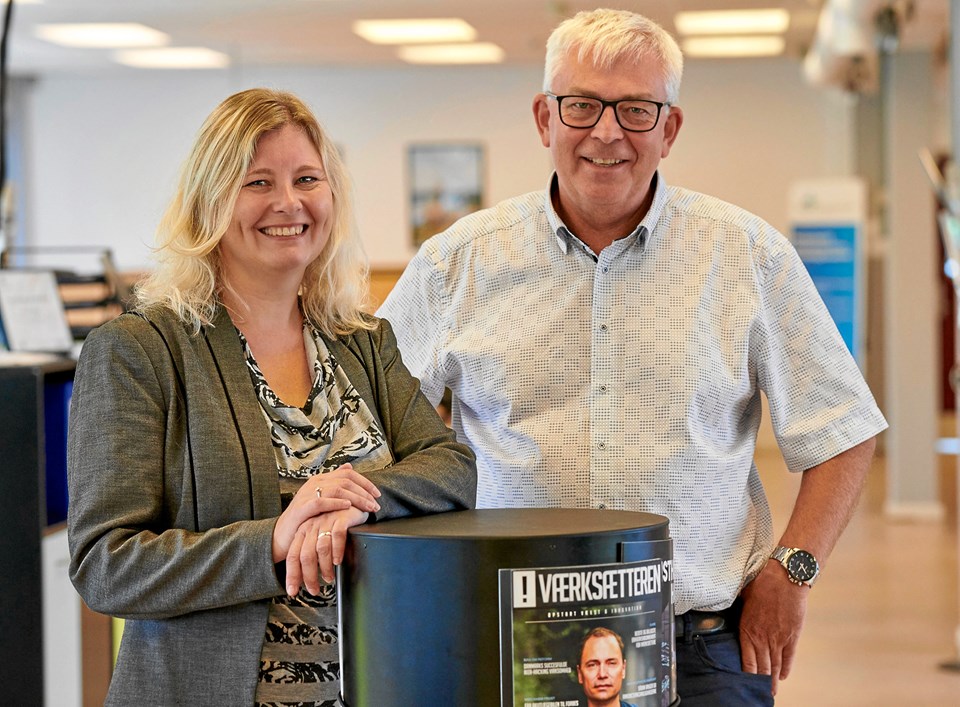 Jeanette Lund Kommunikation er den første nye lejer i Thy&Co. Huset, der drives i fællesskab af Thy Erhvervsforum og Dragsbæk. Jeanette Lund er tiltrukket af visionen om huset er at skabe et sted, hvor der er synergi mellem virksomheder, der har fokus på bæredygtighed og fødevarer. Erhvervschef Kim Bak Kristensen er med i styregruppen. Foto: Bertel Bolt Kommunikation Lone Lærke Krog