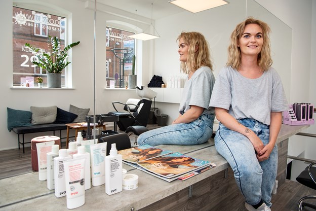 Den nye salon ligger på Vestergade 63. Anne Helene Kahr Thomsen og Henrik Bo (foto)