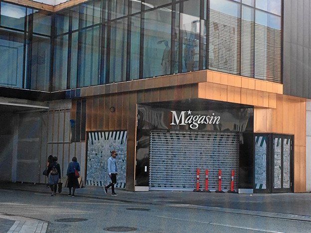 Det er kun de allersidste detaljer, der nu mangler på det totalombyggede stormagasin.Privatfoto