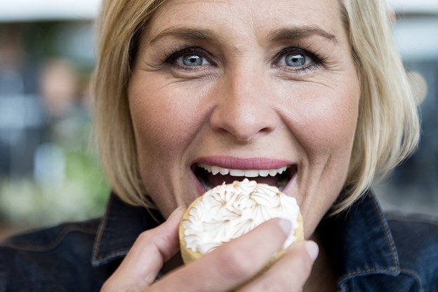Katrine Foged Thomsen er dommer i ”Den store bagedyst”. Sarah Christine NØrgaard/Ritzau Scanpix Nicoline Sørensen