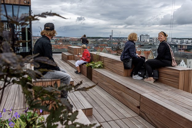 Salling har stort held med at tiltrække gæster til de mindre koncerter og events på tagterrassen.Arkivfoto: Nicolas Cho Meier