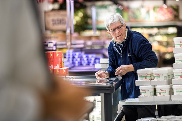Medarbejderne glæder sig også til at, den store ombygning er overstået. Anne Helene Kahr Thomsen og Nicolas Cho Meier (foto)