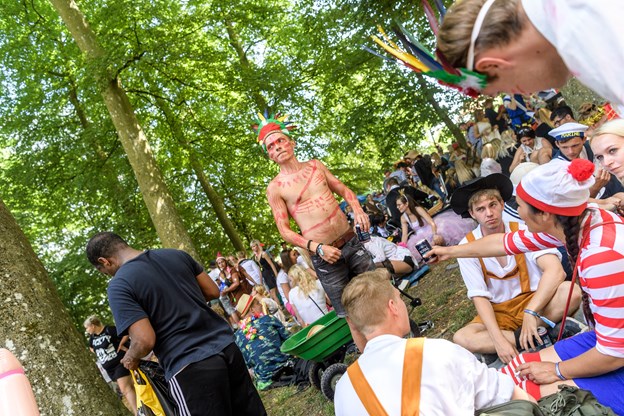 Aalborg Karneval 2018 satte deltagerrekord med 80.000 i paraden og dermed også rekordmange til festen i Kildeparken.
Arkivfoto: Nicolas Cho Meier Katrine Schousboe